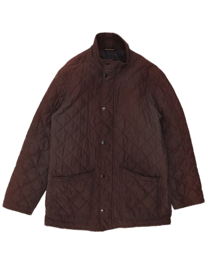 BARBOUR Chaqueta acolchada para hombre ES 38 Marrón medio Poliéster