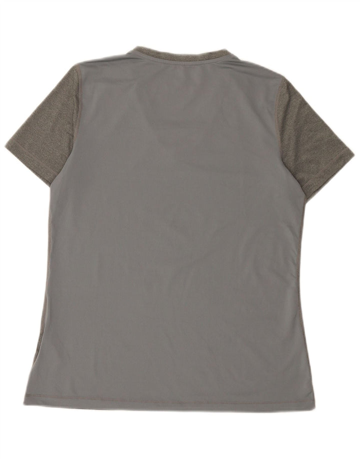 Camiseta Nike Dri Fit para mujer Reino Unido 14 Grande Gris Poliéster