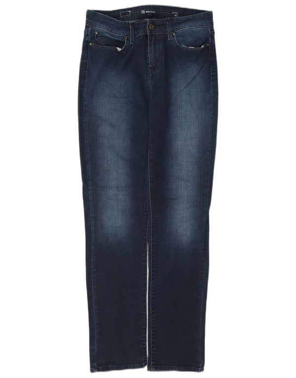 Levi's Vaqueros ajustados de talle medio Demi Curve para mujer W28 L32 Algodón azul marino