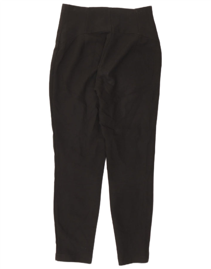 Zara Mujer Pantalones Casuales Slim Medianos W28 L28 Negro