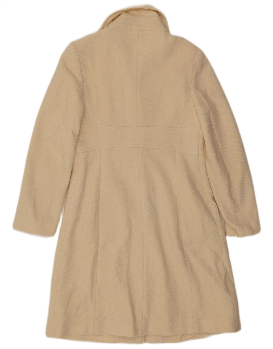 Abrigo Oasis para mujer UK 10 Small Off White Wool