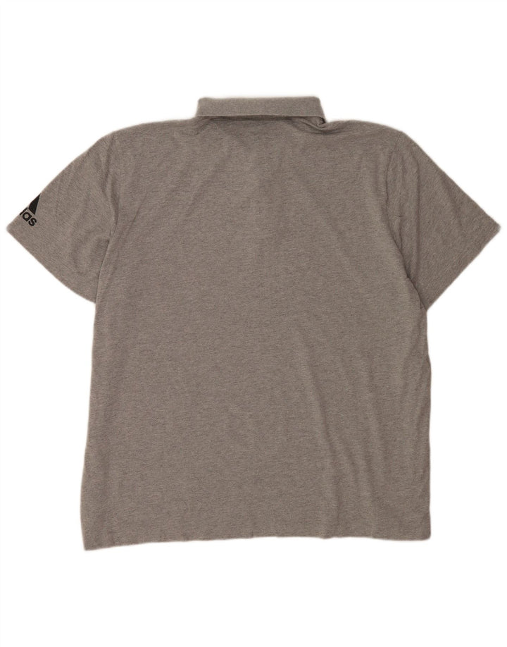 Polo Adidas Hombre 2XL Algodón Gris