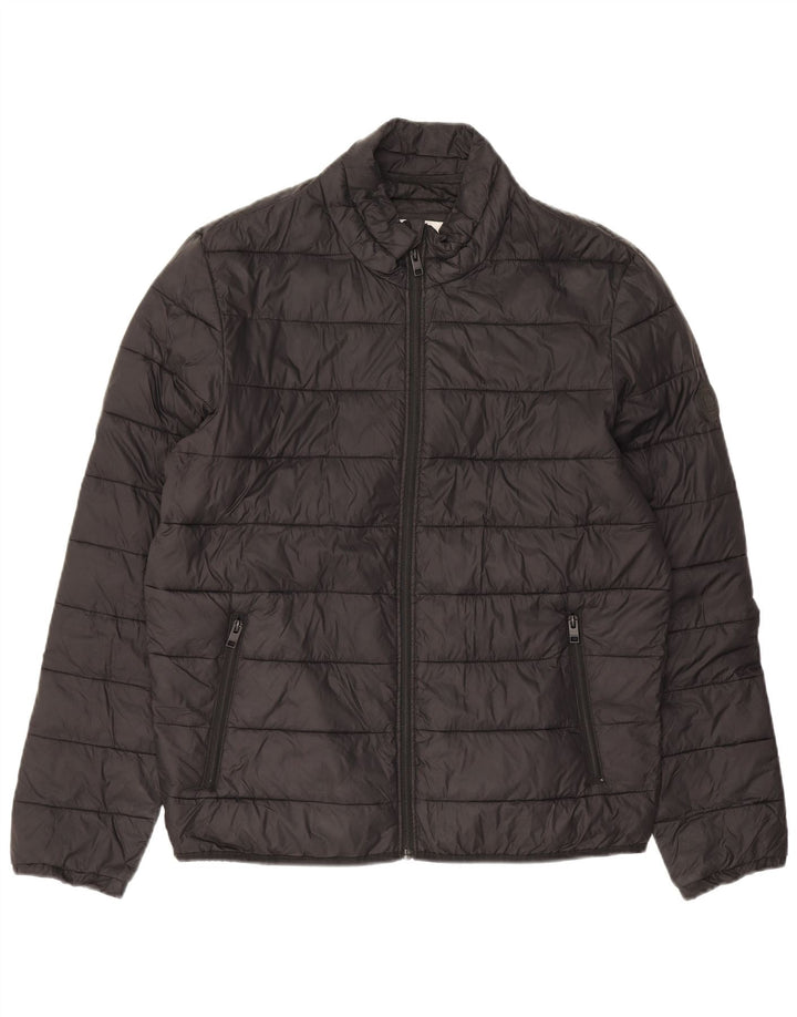 Jack & Jones Chaqueta acolchada para hombre Reino Unido 40 Grande Negro