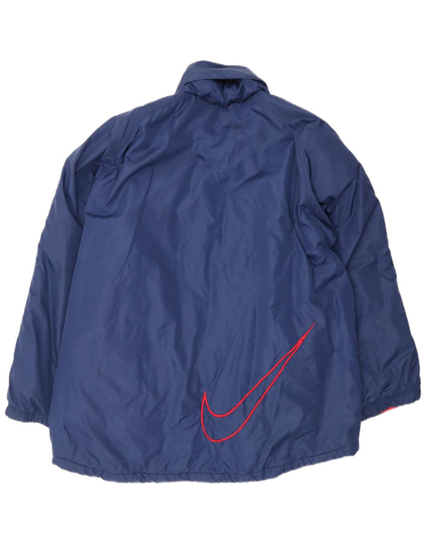Nike Chaqueta cortavientos para hombre UK 42 XL Nylon azul marino