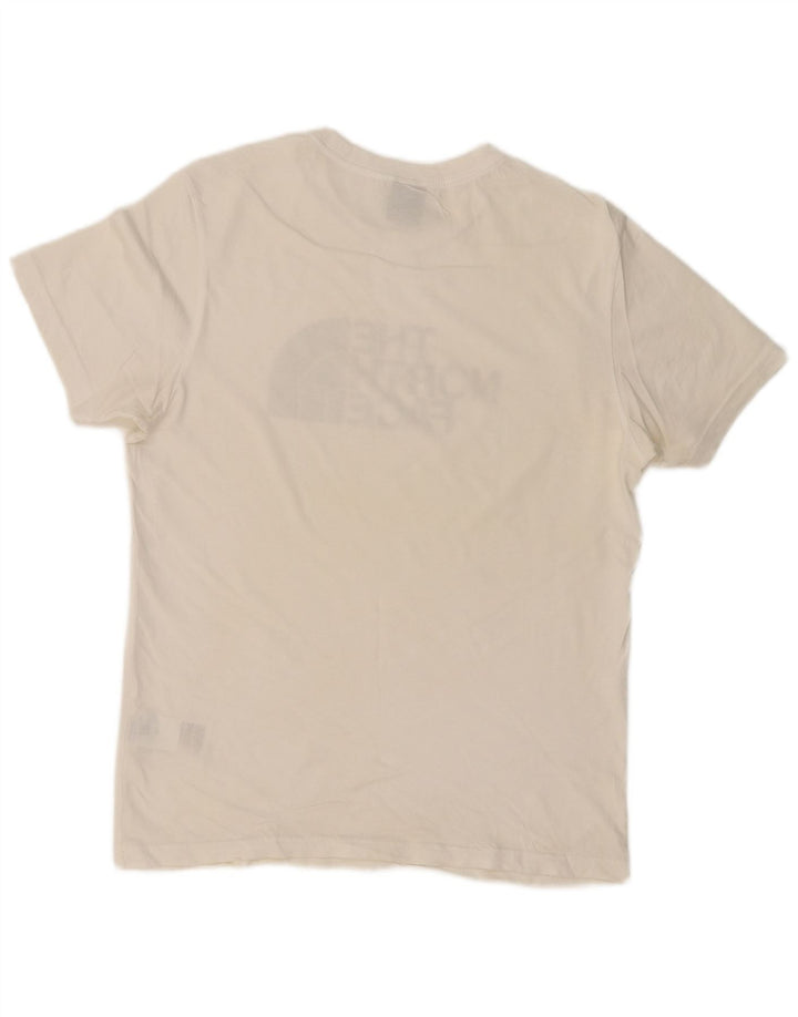 THE NORTH FACE Camiseta gráfica para hombre Top Small White Cotton