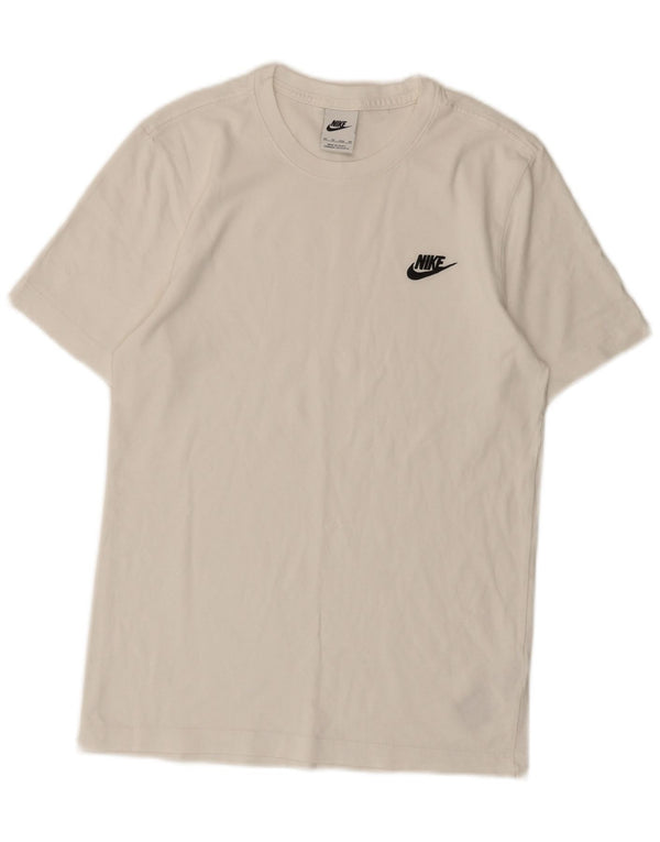 Camiseta Nike Hombre Top XS Blanco Algodón