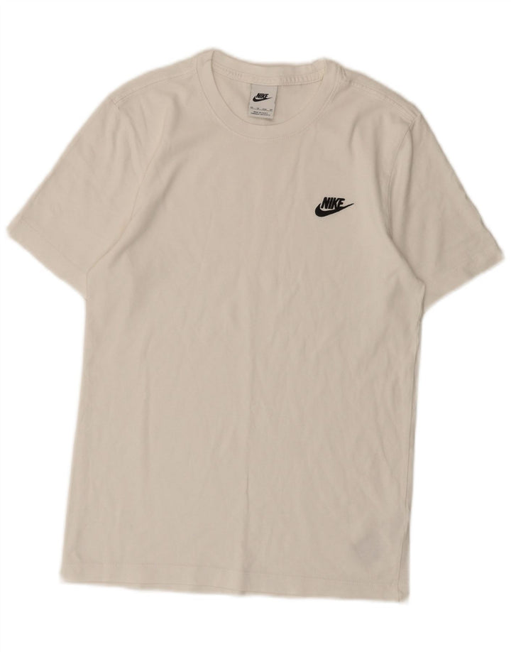 Camiseta Nike Hombre Top XS Blanco Algodón