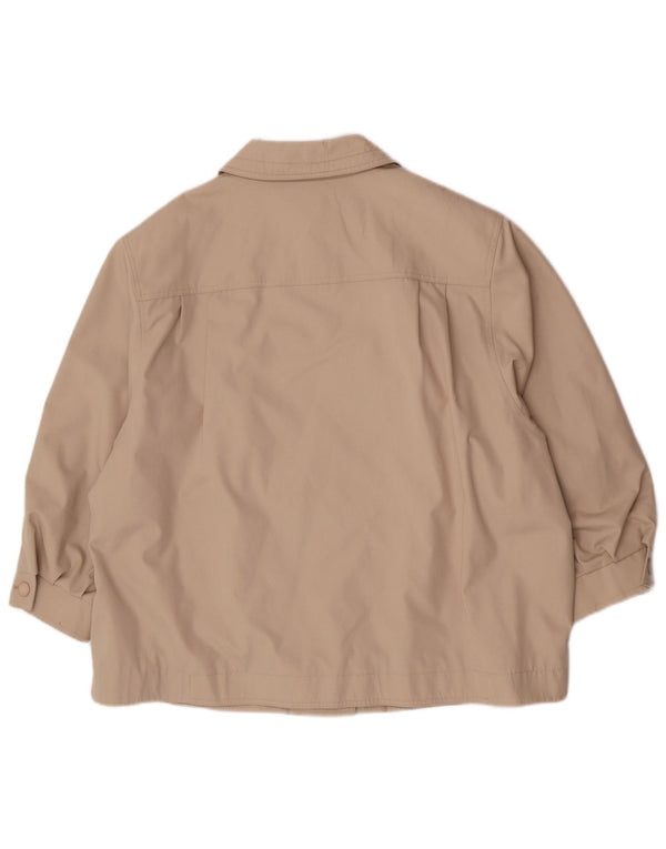 Louisoder Abrigo corto para mujer EU 50 3XL Beige Poliéster