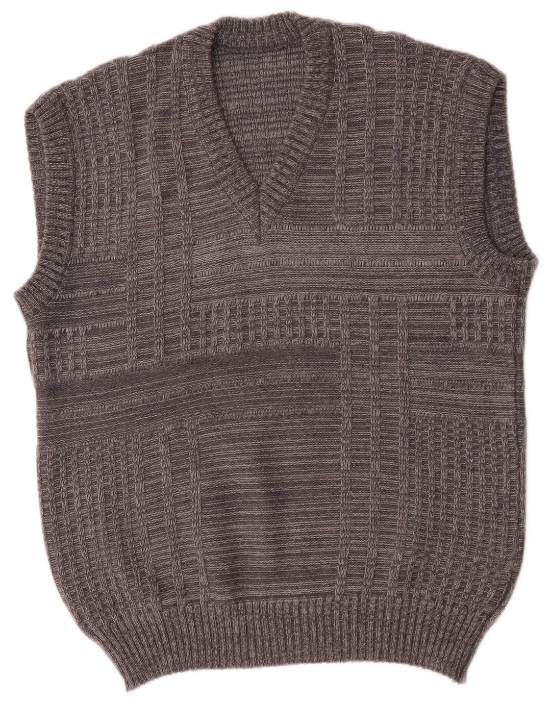 Vintage hombres chaleco tanque top grande gris