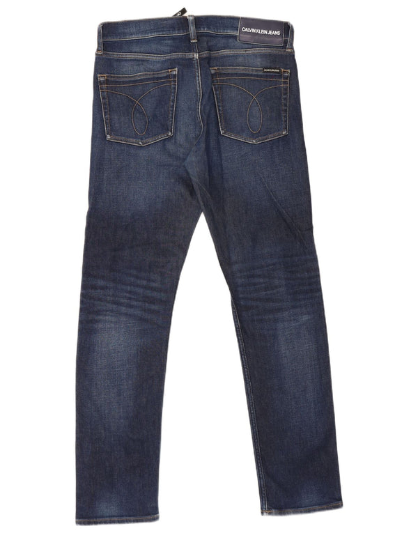 Calvin Klein Jeans ajustados para hombre W32 L32 Algodón azul marino