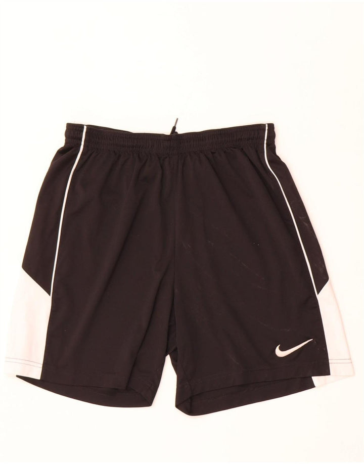 Pantalones cortos deportivos Nike Dri Fit para hombre Poliéster color block negro mediano