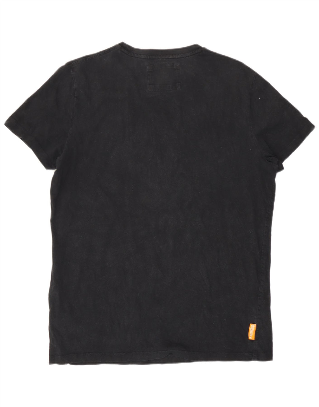 Superdry Camiseta para hombre Top grande de algodón negro