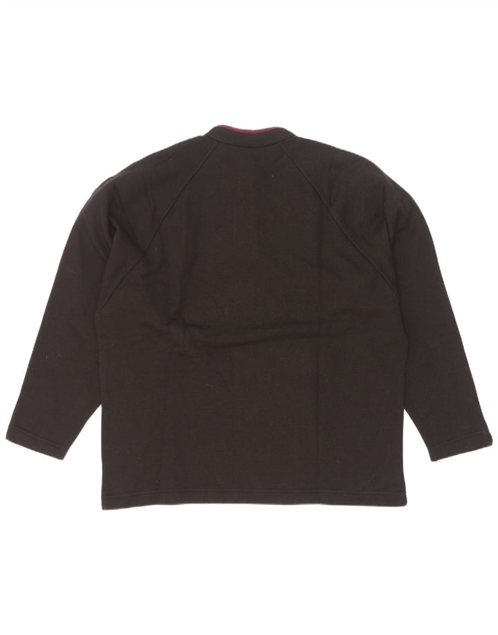 Campagnolo Sudadera con gráfico extragrande para mujer, talla 40, color negro