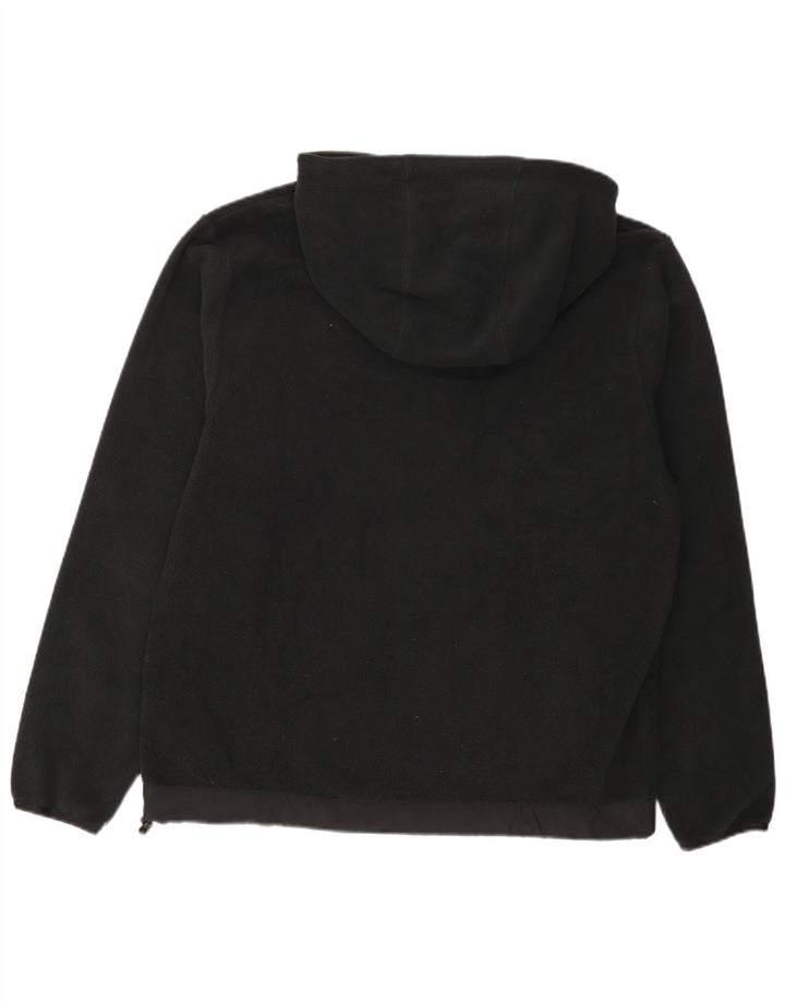 Nike Jersey de forro polar con capucha y gráfico para hombre, poliéster negro mediano