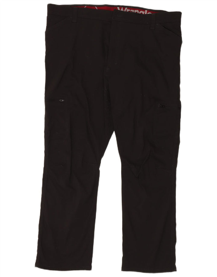 WRANGLER Pantalones cargo rectos para hombre W44 L32 Negro