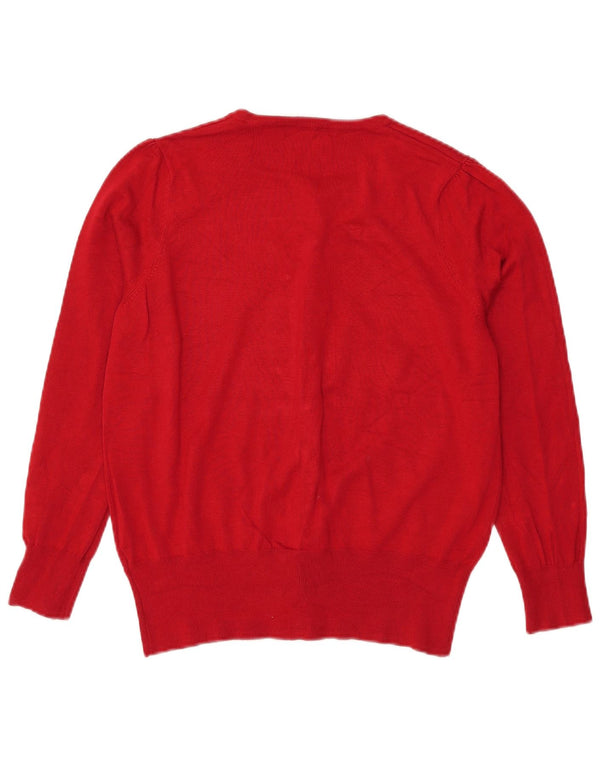 Marks & Spencer Cárdigan para Mujer UK 40 XL Viscosa Roja
