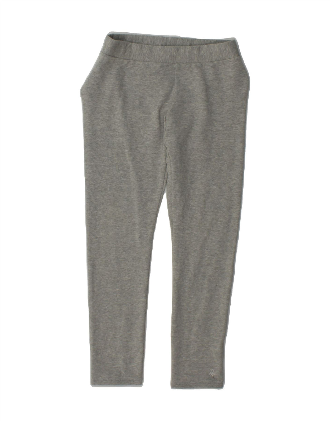 BENETTON Girls Leggings 8-9 Years Large Grey Cotton Vintage Benetton and Second-Hand Benetton from Messina Hembry 