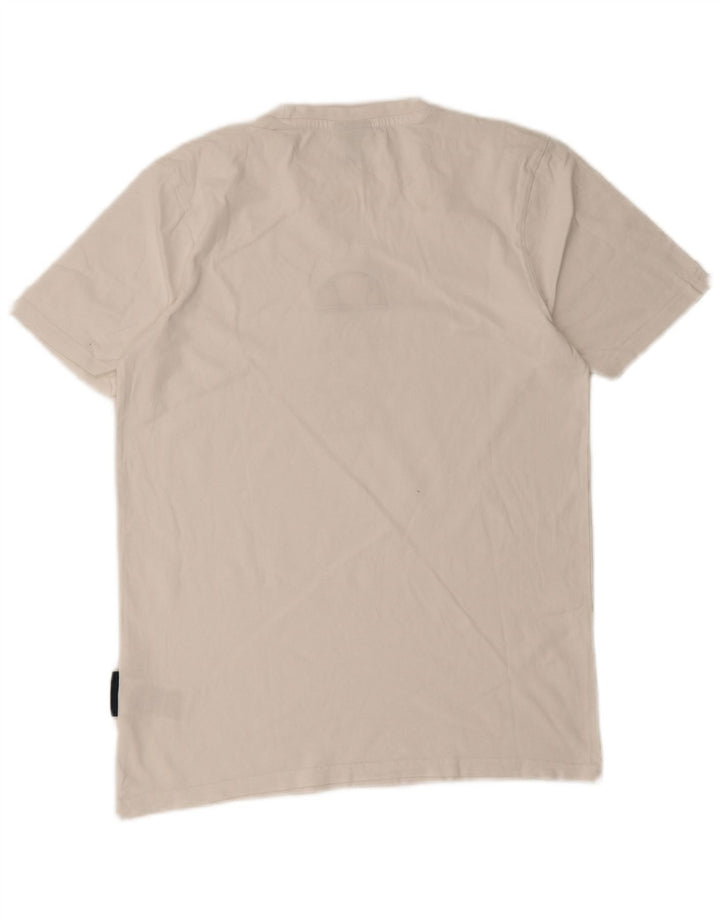 Camiseta Ellesse Graphic para hombre Top Medium White Cotton
