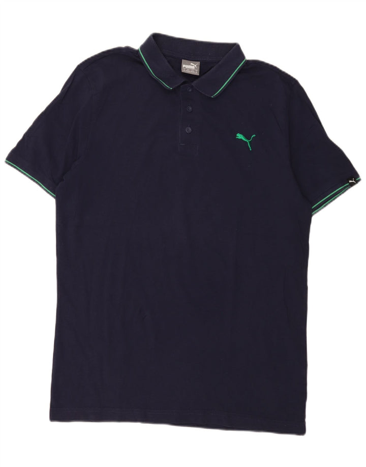 Polo Puma Hombre Algodón Azul Marino Mediano