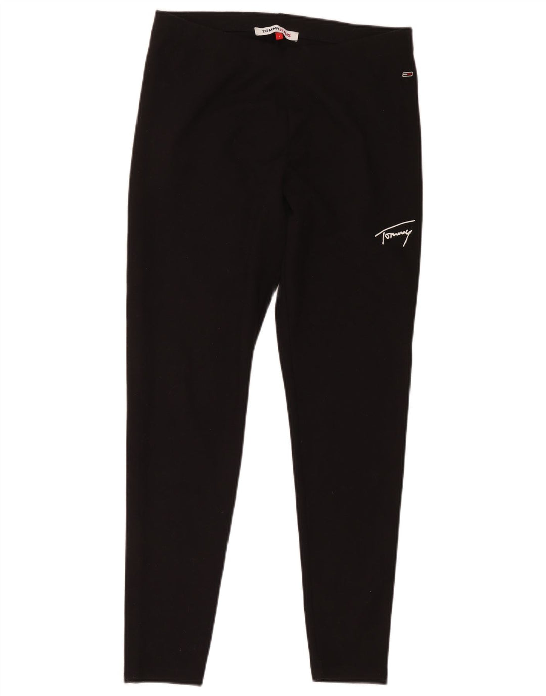 Tommy Hilfiger Leggings para mujer UK 46 Grande Poliéster negro