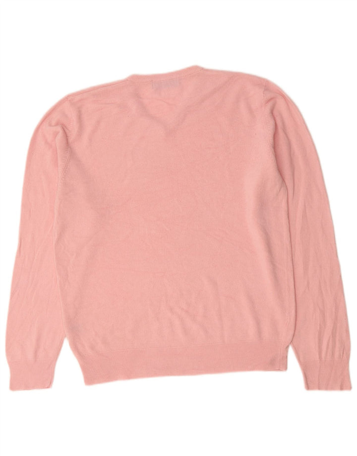 Marks & Spencer Suéter Azul Harbor con Cuello En V para Hombre Acrílico Rosa Medio