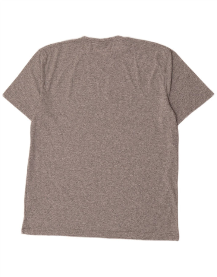 Museo Camiseta gráfica para hombre Top 2XL Algodón gris