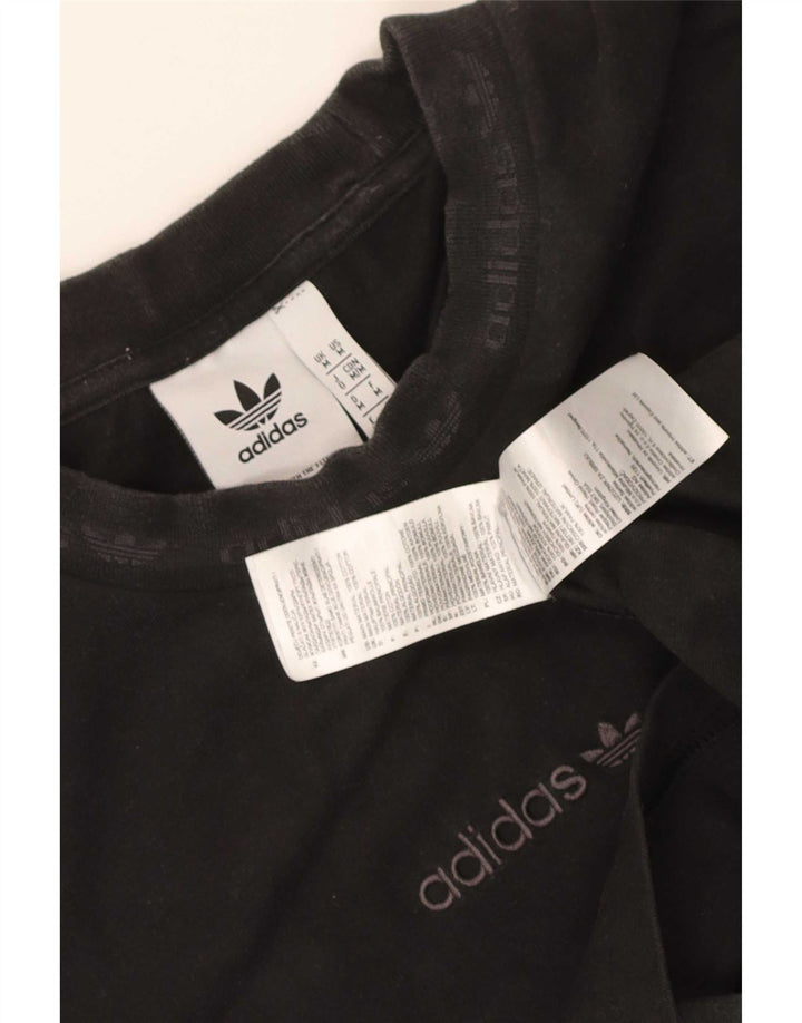 Adidas - Camiseta gráfica para hombre, talla mediana, algodón negro