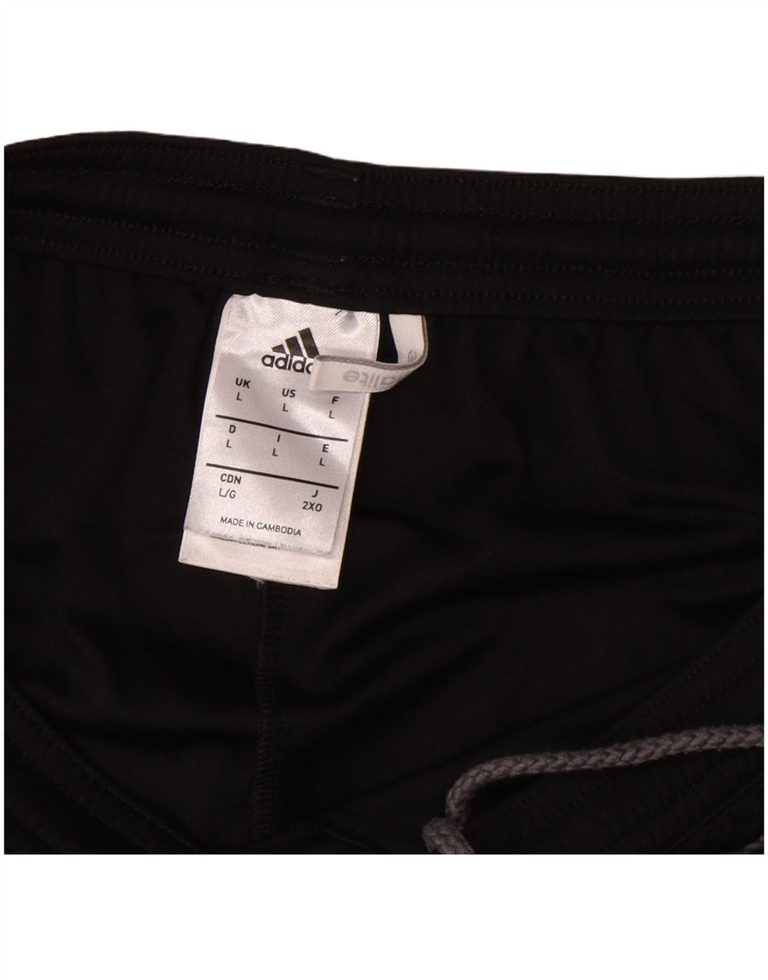 Adidas Mens Climalite Sport Shorts Grande Negro Colorblock Poliéster