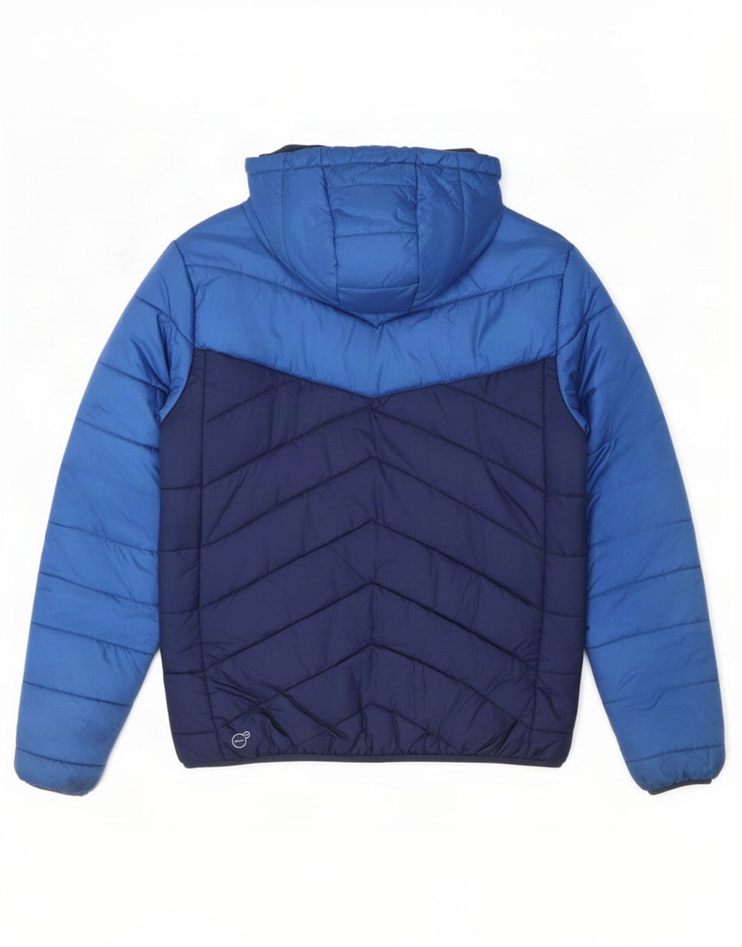 Puma Chaqueta acolchada con capucha para hombre UK 38 Medium Azul marino Colorblock