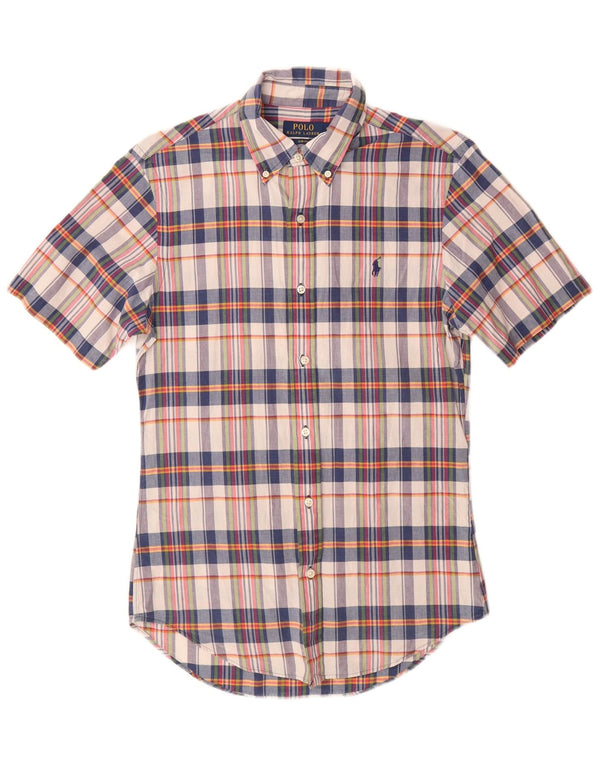 POLO RALPH LAUREN Camisa slim fit para hombre Cuadros multicolores pequeños