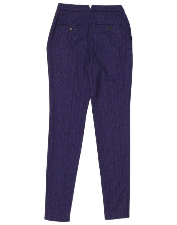 Paul Smith Pantalones casuales ajustados para mujer IT 42 Medium W26 L33 Azul