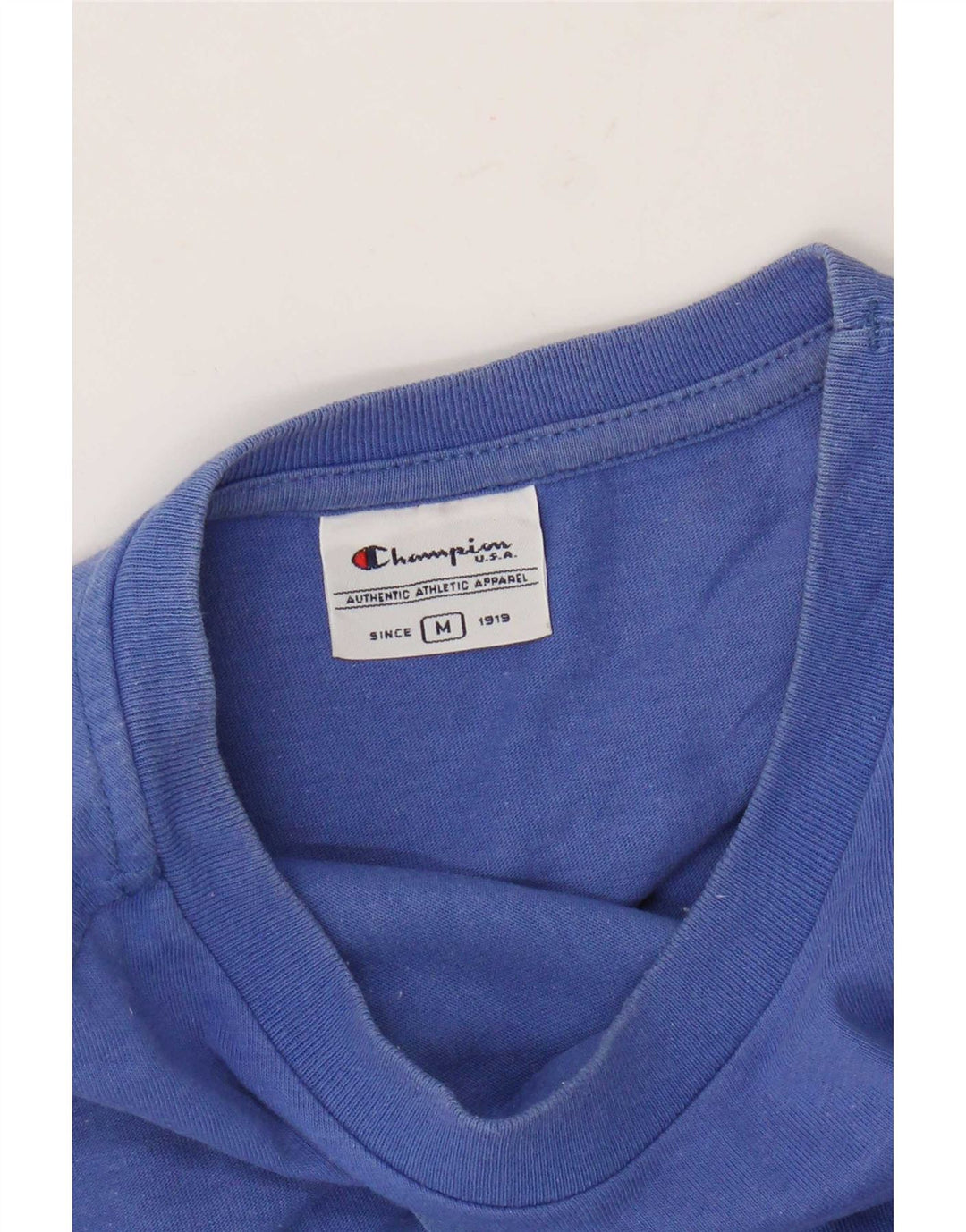 Champion Camiseta Sin Mangas Para Hombre Algodón Azul Medio