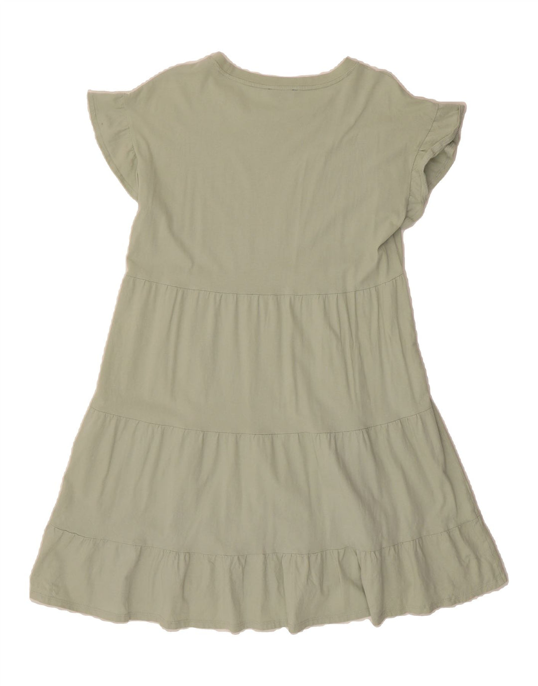 J. CREW Womens A-Line Dress UK 14 Medium Green Cotton Vintage J. Crew and Second-Hand J. Crew from Messina Hembry 