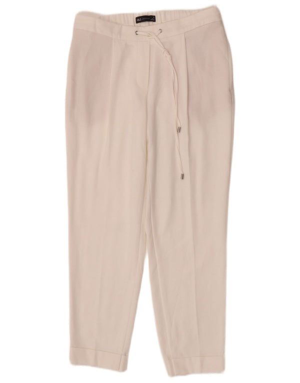 Marks & Spencer Pantalones chinos cónicos para hombre UK 10 Small W26 L25 Blanco