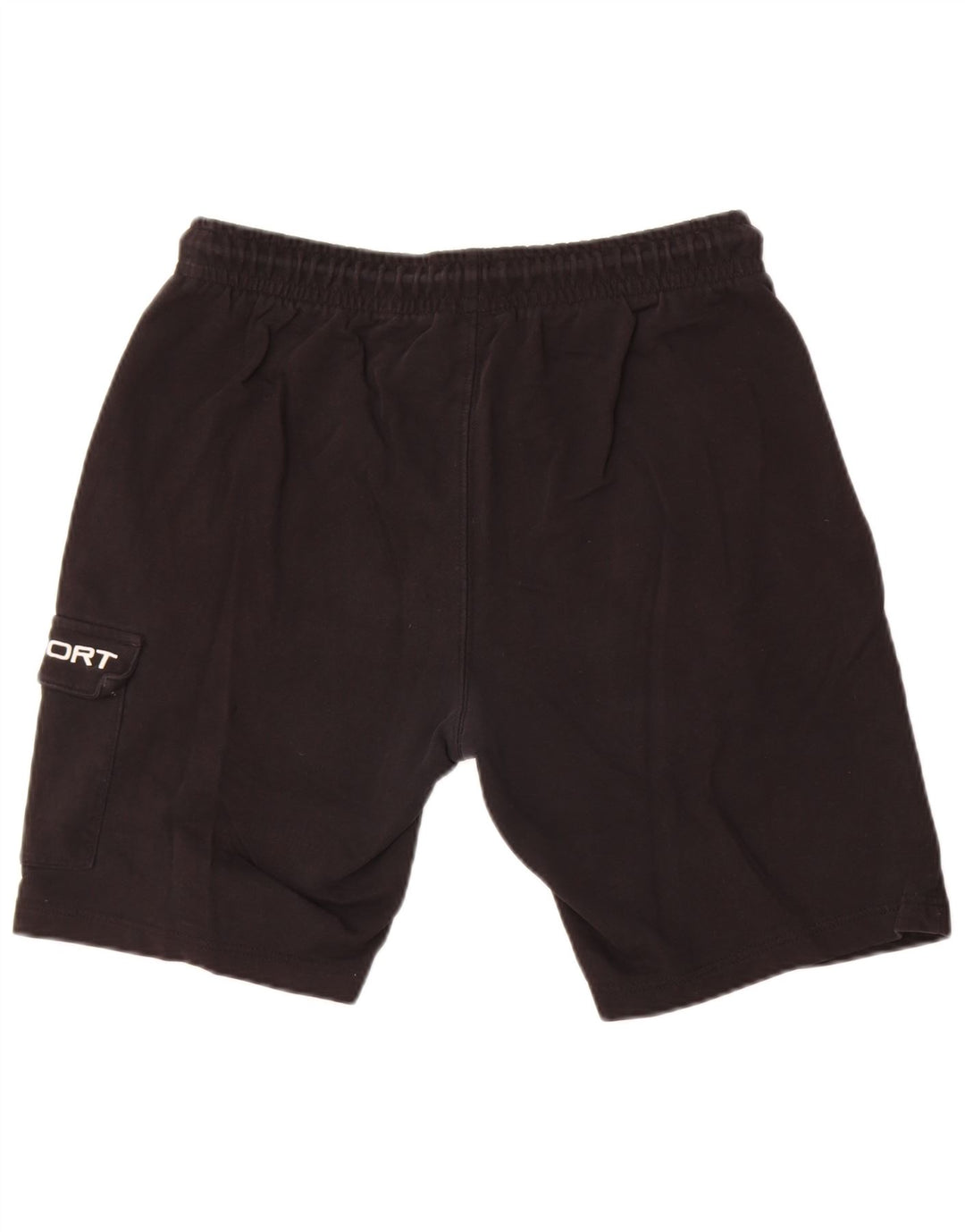 Dkny Pantalones cortos deportivos para hombre, tamaño grande, algodón negro