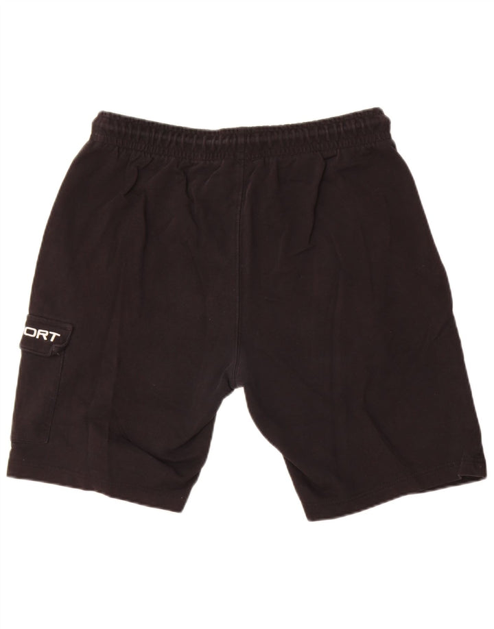 Dkny Pantalones cortos deportivos para hombre, tamaño grande, algodón negro