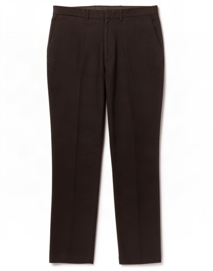 Marks & Spencer Pantalón de traje recto para hombre W32 L31 Poliéster negro