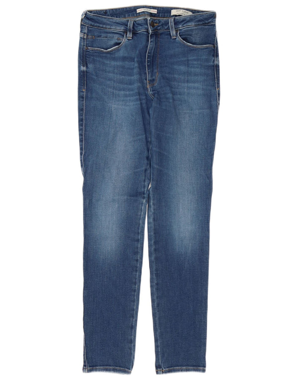 Guess Jeans Ajustados De Talle Medio Curve Mujer W30 L30 Azul