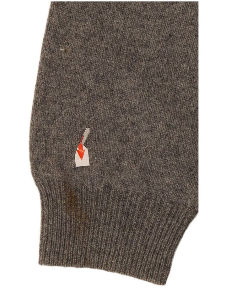 Marlboro Classics - Jersey con cuello en V para hombre, talla 2XL, lana gris