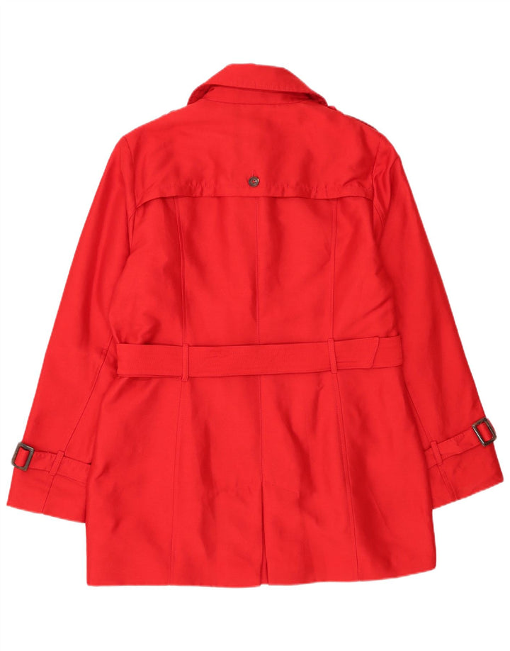 Laura Ashley Gabardina para mujer UK 44 Poliéster rojo medio