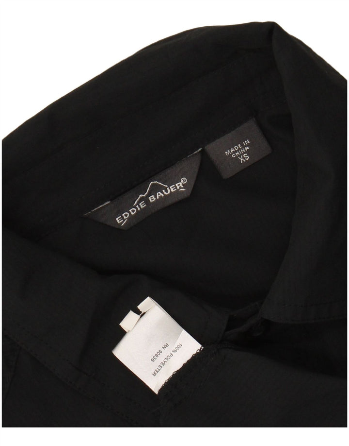 Eddie Bauer Camisa gráfica para hombre XS Poliéster negro