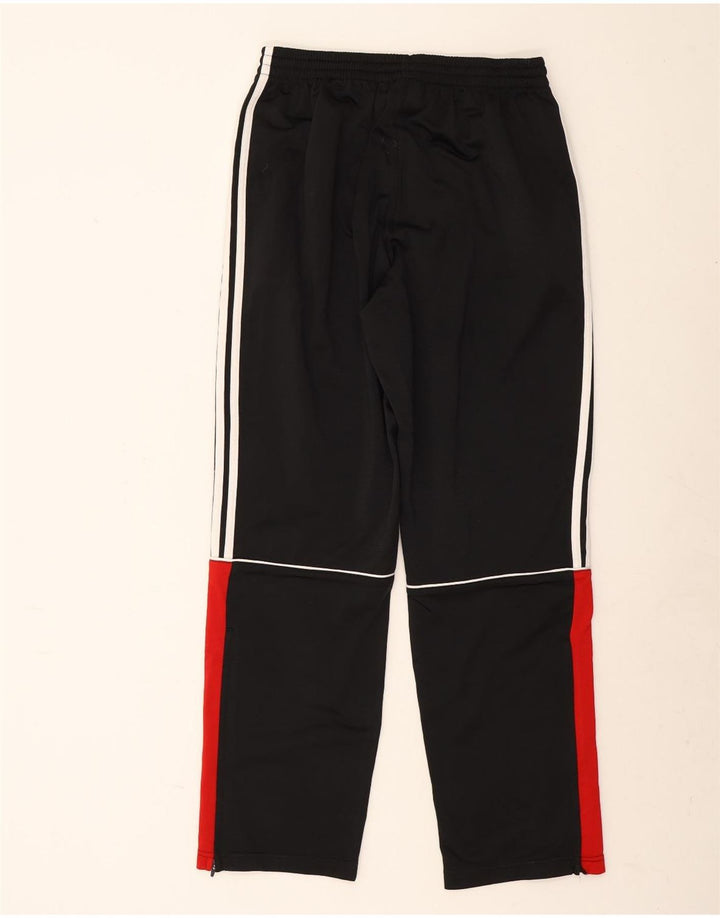 Adidas Pantalones de chándal para hombre UK 40/42 Medium Negro Colorblock Poliéster