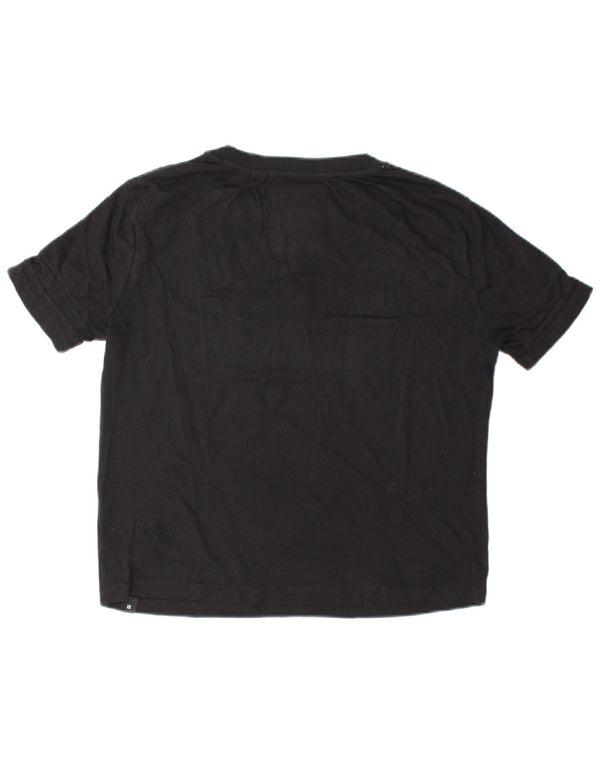 SUPERDRY Camiseta con estampado gráfico y corte holgado para mujer UK 40 Small Black