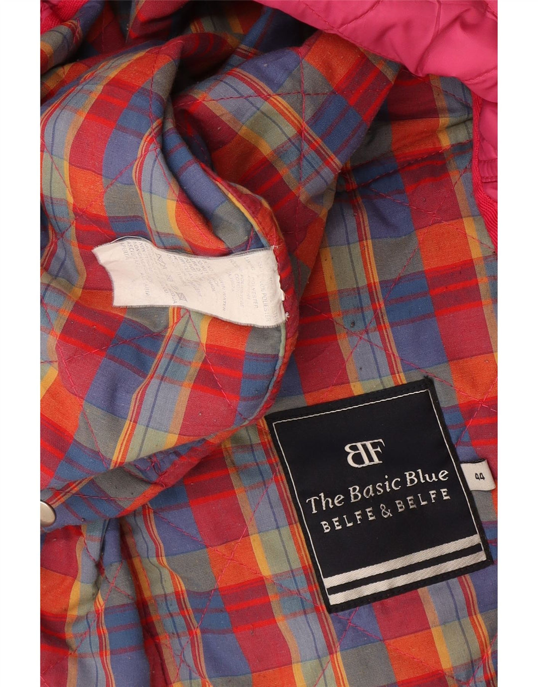 Belfe & Belfe Abrigo Acolchado Extragrande Mujer IT 44 Poliéster Rosa Medio