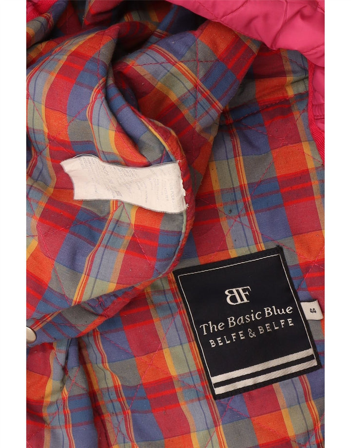 Belfe & Belfe Abrigo Acolchado Extragrande Mujer IT 44 Poliéster Rosa Medio