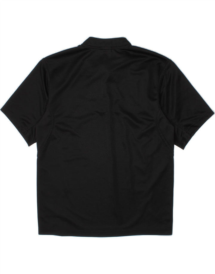ADIDAS Boys T-Shirt Top 11-12 Years Black Polyester Vintage Adidas and Second-Hand Adidas from Messina Hembry 