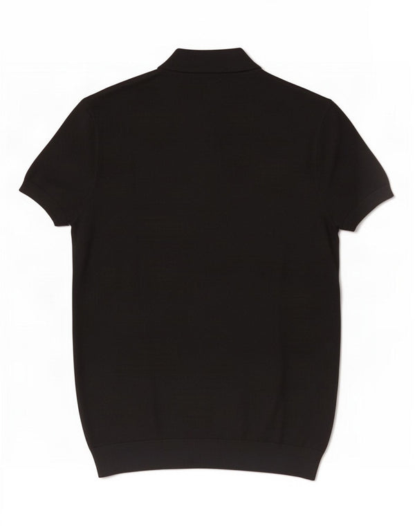 Zara Hombre Polo Mediano Viscosa Negro