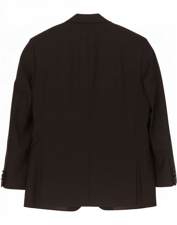 Marks & Spencer Chaqueta tipo blazer de 2 botones para hombre UK 40 Mediano Poliéster negro