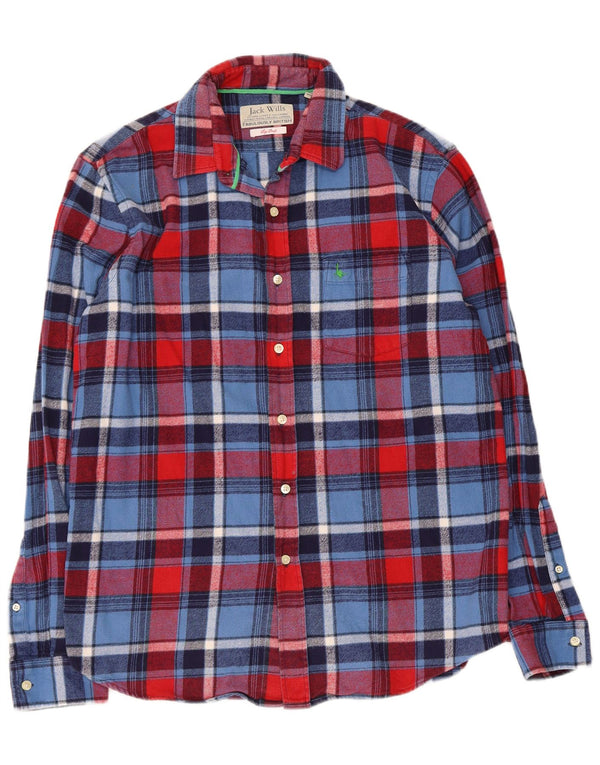 Jack Wills Camisa De Franela Pequeña De Algodón A Cuadros Multicolor Hombre