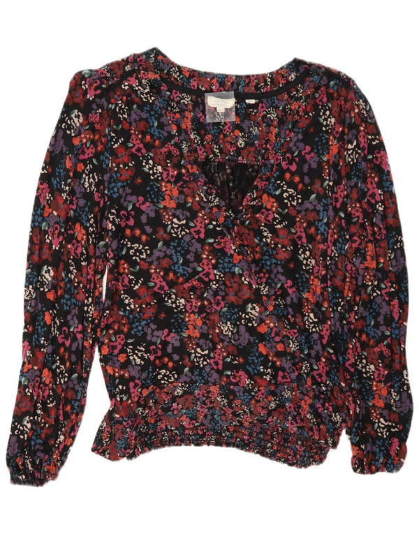 Blusa de manga larga para mujer de Fat Face UK 40 Medium Multicolor Floral